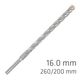 ALPEN Force X 16.0 X 260/200 Sds-plus Rebar Drill Bit X4 Cutting Edges