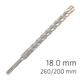 ALPEN Force X 18.0 X 250/200 Sds-plus Rebar Drill Bit X4 Cutting Edges