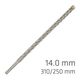 ALPEN Force X 14.0 X 310/250 Sds-plus Rebar Drill Bit X4 Cutting Edges