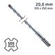 ALPEN Sds Plus Drill Bit 310 X 250 20.0mm