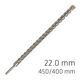 ALPEN Force X 22.0 X 450/400 Sds-plus Rebar Drill Bit X4 Cutting Edges