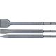 ALPEN Sds Chisel Set Plastic Tube Point X250mm Flat 20x250 Flat 40x250