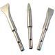 ALPEN Sds Short Chisel Set Plastic Tube Point X140mm Flat 20x140 Wide 30x140