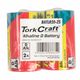 TORK CRAFT Battery D 1.5v 2 Pack Lr20 2s Shrink Wrap Alkaline