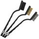 TORK CRAFT Mini Brush Set 3pc Brass Stainless Nylon In Blister