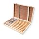 TORK CRAFT Chisel Set Wood Turning 8 Piece Std Wooden Case