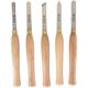 TORK CRAFT Chisel Set Wood Turning 300mm Hss 5 Piece Wood Case