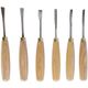TORK CRAFT Chisel Set Wood Carving 6 Piece Wooden Box
