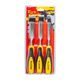 TORK CRAFT Wood Chisel 140mm Blade 3pc 13/19/25 With Pvc Handle