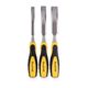 TORK CRAFT Wood Chisel 140mm Blade 3pc 13/19/25 With Pvc Handle