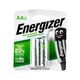 ENERGIZER Recharge 2000mah Aa - 2 Pack