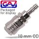 GAV Quick Coupler 10mm Hose Packaged Euroline