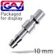 GAV Quick Coupler/inserts Aro 10mm 2 Packaged