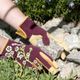 TORK CRAFT Ladies Slim Fit Medium Garden Gloves Maroon