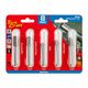 TORK CRAFT Rotary Burr Set 5 Pc Asstd 8mm Dia Tungsten
