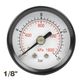 AIRCRAFT Press. Gauge 40mm 1/8' Rear Fit 0-16bar 0-1600kpa