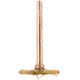 TORK CRAFT Mini Brass Brush 19.1mm Wheel 3.2mm Shank