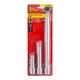 Extention Bar 3pc Set 1/2&rdquo; 75/125/250mm&nbsp;socket