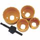 TORK CRAFT Hole Saw Set 5pce Carbon Steel