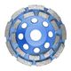 TORK CRAFT Dia. Cup Wheel 115 X 22.23mm Dbl Row Laser Welded
