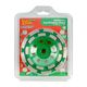 TORK CRAFT Dia. Cup Wheel 115 Mm X M14 Dbl Row Cold Pressed
