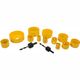 TORK CRAFT Hole Saw Set 15pce In Case Carbon Steel