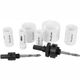 TORK CRAFT Holesaw Set 9pc In Alum Case Bi-metal 16 20 25 32 40 51mm