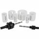 TORK CRAFT Holesaw Set 9pc In Case Bi-metal 19 22 29 38 44 57mm