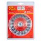 TORK CRAFT Wire Cup Brush Twisted Bevel Plain 115mmxm14 Blister
