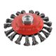 TORK CRAFT Wire Cup Brush Twisted Bevel Plain 115mmxm14 Bulk