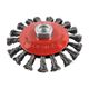 TORK CRAFT Wire Cup Brush Twisted Bevel Plain 115mmxm14 Bulk